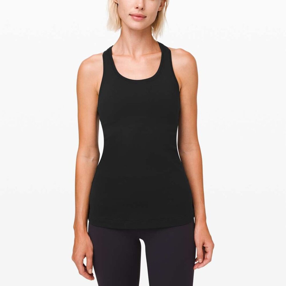 NWOT LULULEMON Cool Racerback II Luon - Size 6 - Black